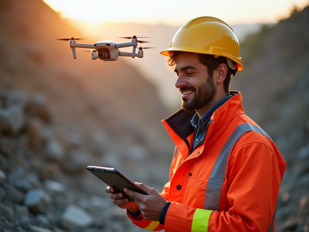 Afet sonrası drone ile koordinasyon yapan kurtarma gönüllüsü